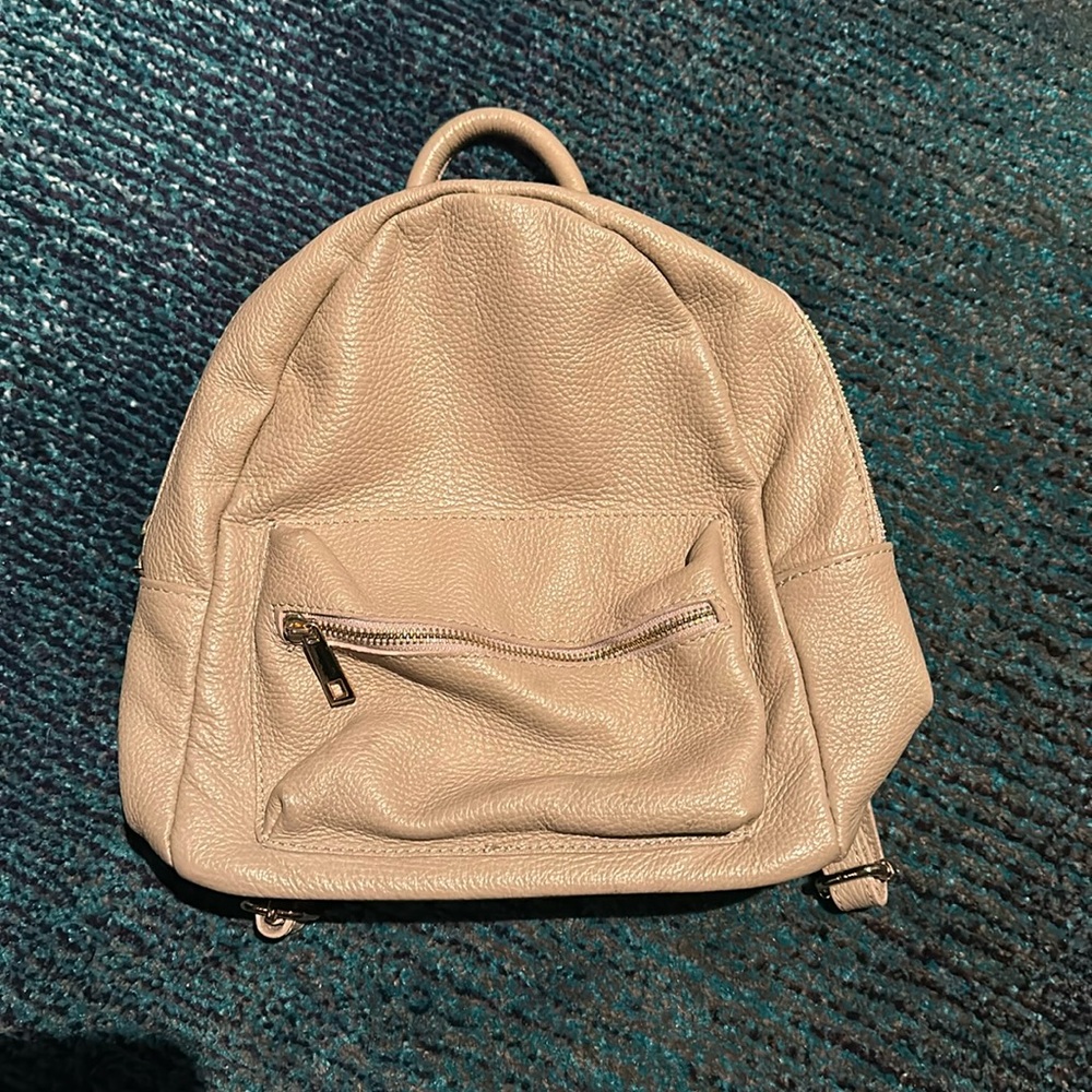 Genuine Leather Mini Backpack from Boutique in Florence, Italy